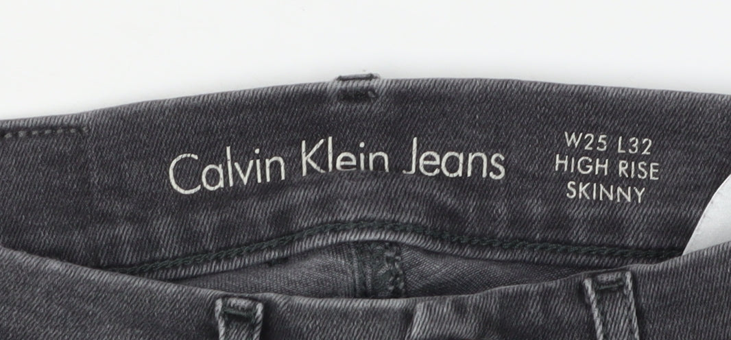 Calvin Klein Women's Black Skinny Jeans Size 25