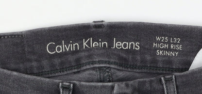 Calvin Klein Women's Black Skinny Jeans Size 25