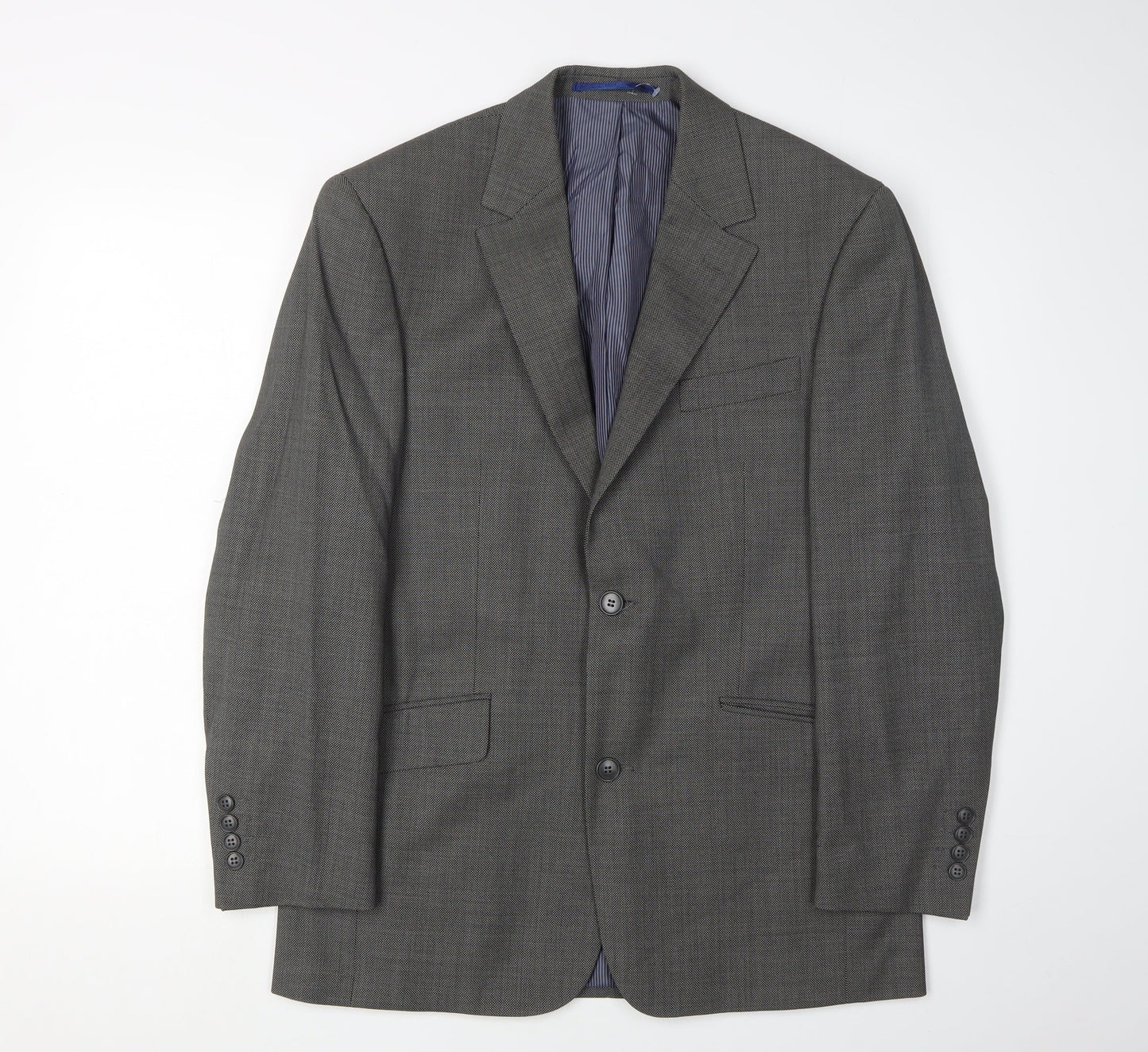 Mens UK Size 38 Daniel Hechter Regular Grey Suit Jacket
