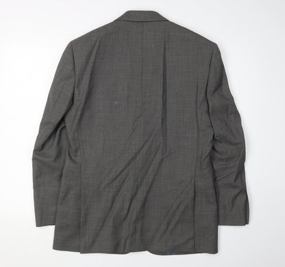 Mens UK Size 38 Daniel Hechter Regular Grey Suit Jacket