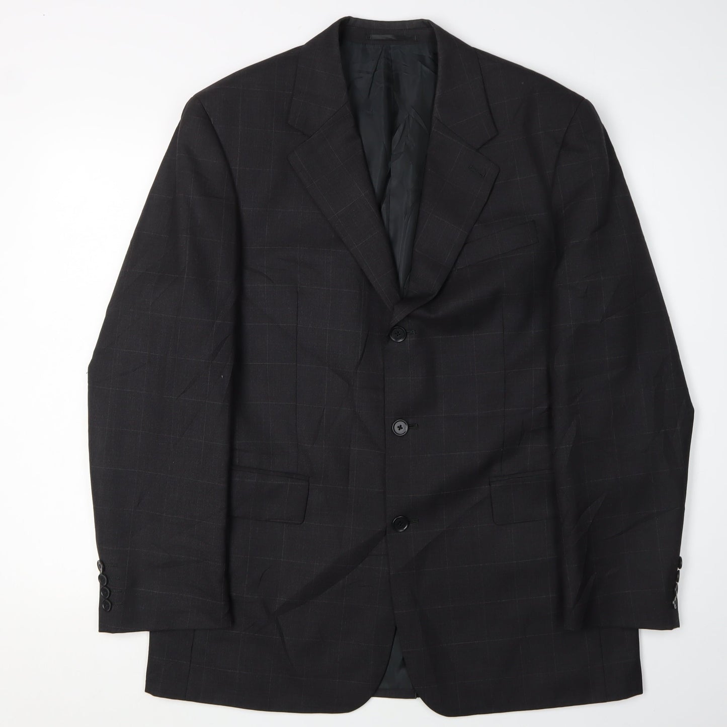 Mens UK Size 40 Moss Regular Black Suit Jacket