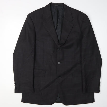 Mens UK Size 40 Moss Regular Black Suit Jacket