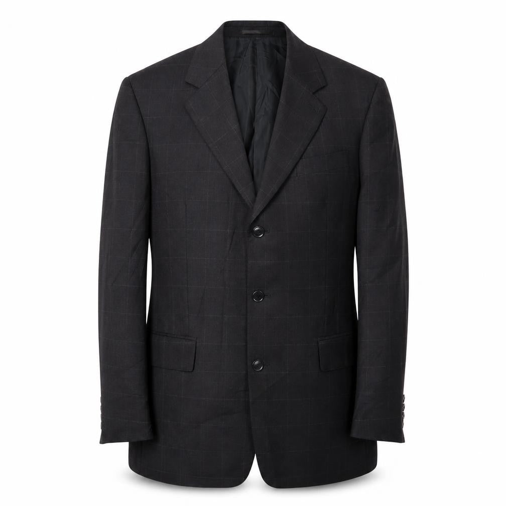 Mens UK Size 40 Moss Regular Black Suit Jacket