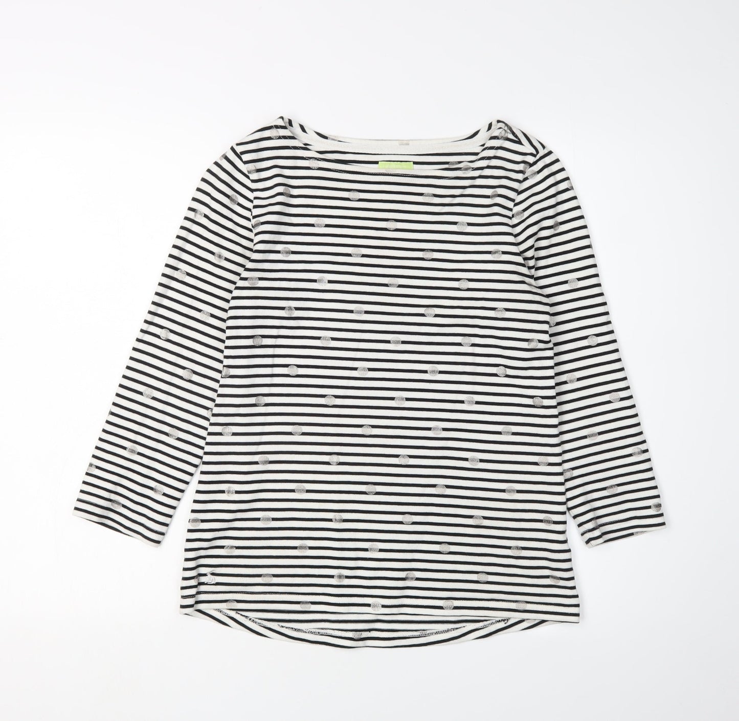Womens UK Size 2XS Joules Black Basic T-Shirt