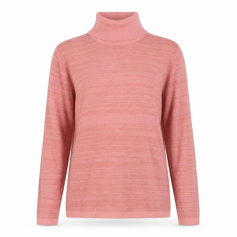 Viyella Women's Pink Roll Neck Jumper Size S