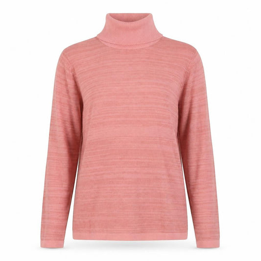 Viyella Women's Pink Roll Neck Jumper Size S