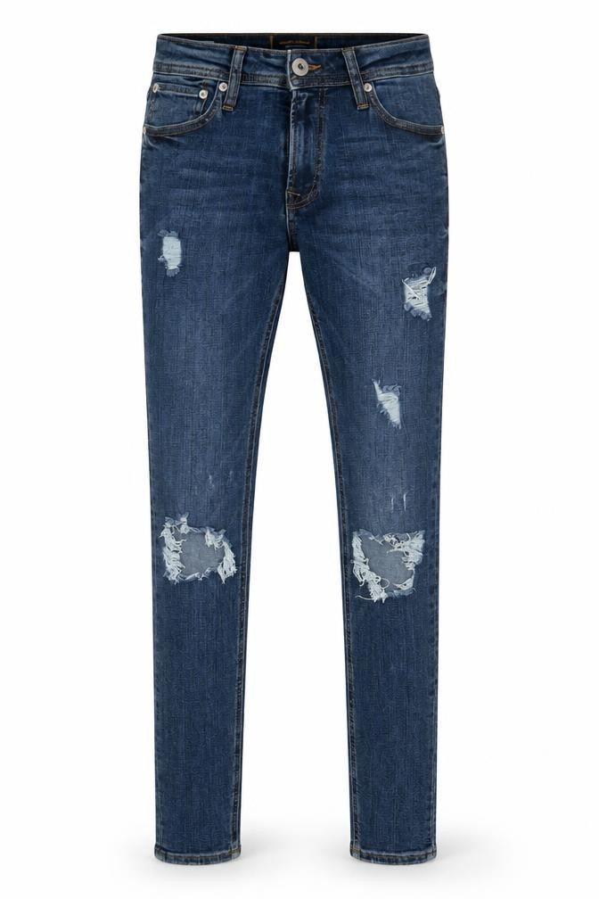 Mens UK Size 29 JACK & JONES Slim Fit Skinny Blue Jeans