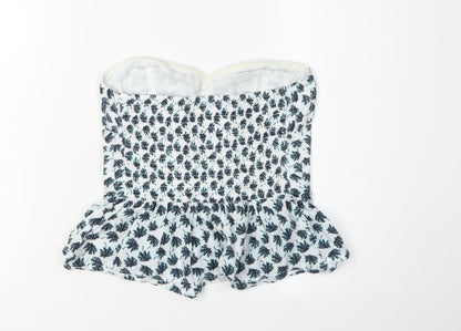 Womens UK Size XS Superdry Blue Camisole Blouse