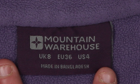 Womens UK Size 8 Mountain Warehouse Purple Pullover Sweatshirt