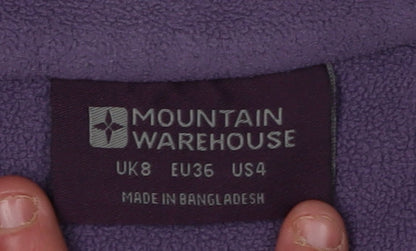 Womens UK Size 8 Mountain Warehouse Purple Pullover Sweatshirt