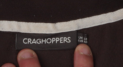 Craghoppers Women's Brown Fleece Pullover Size 18
