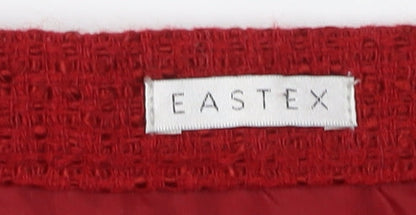 Eastex Women's Red Midi Pencil Skirt, Size 12