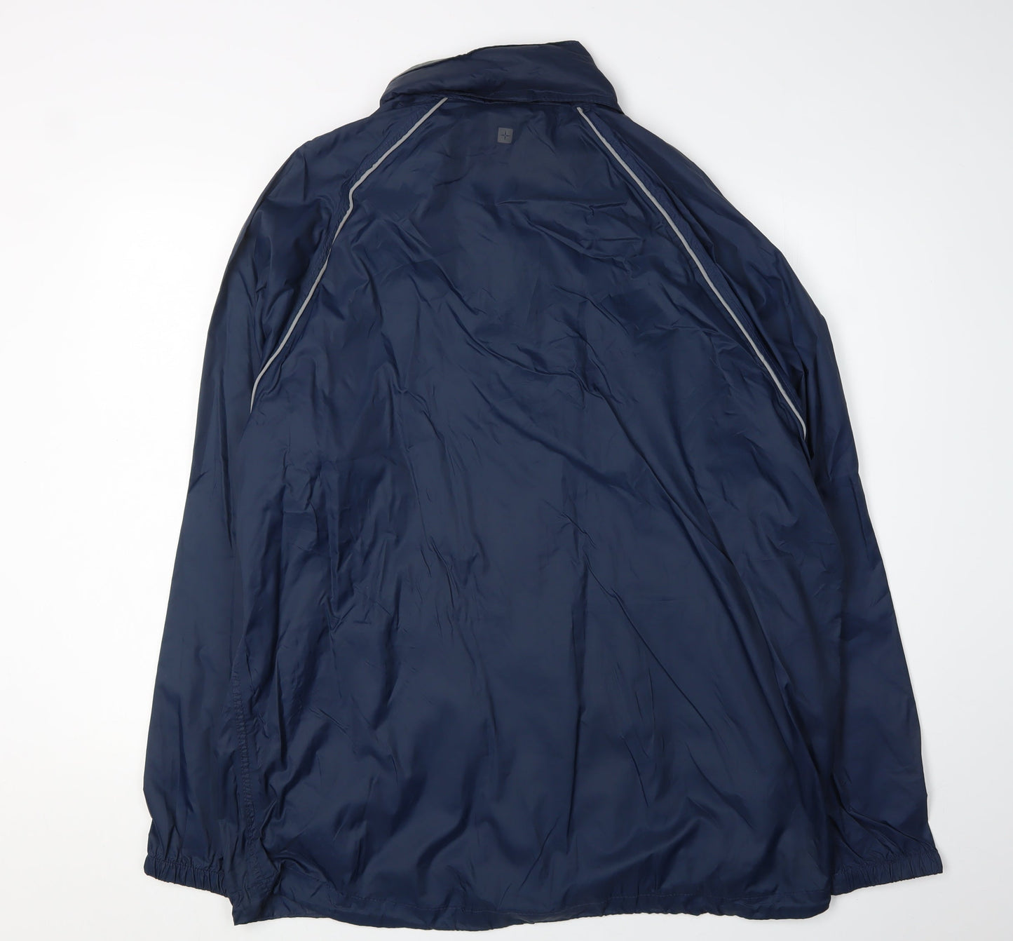 Mens UK Size L Mountain Warehouse Blue Windbreaker Coat