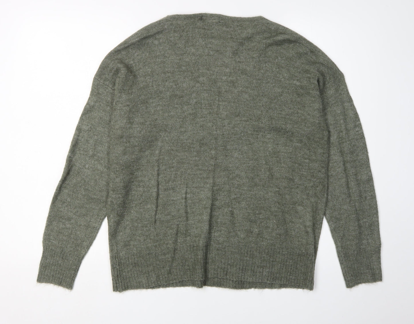 Womens UK Size M Jacqueline de Yong Green Pullover Jumper