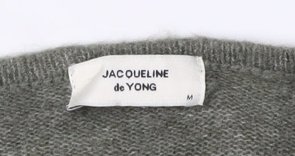 Womens UK Size M Jacqueline de Yong Green Pullover Jumper