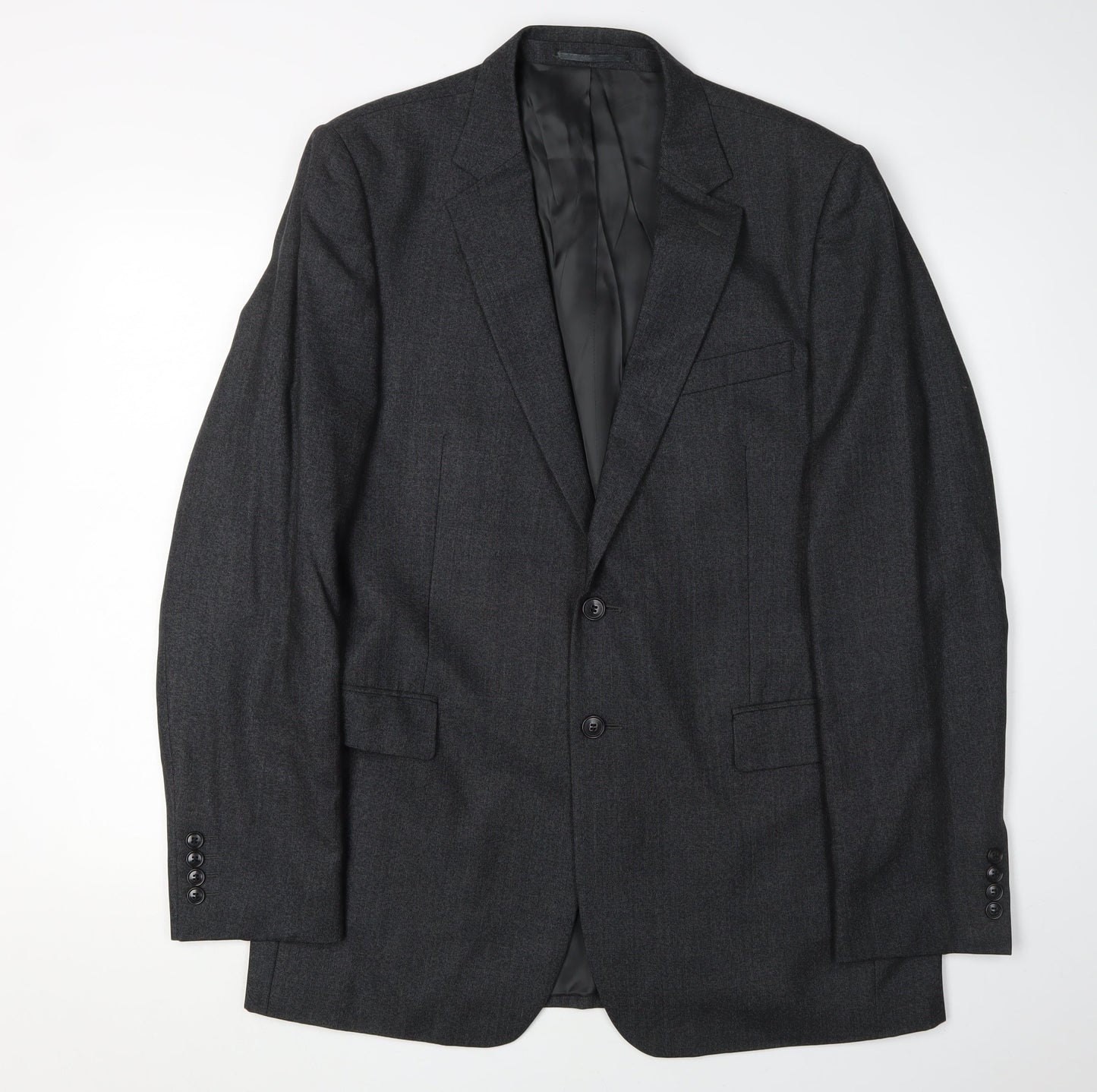 Mens UK Size 42 Jaeger Regular Black Suit Jacket