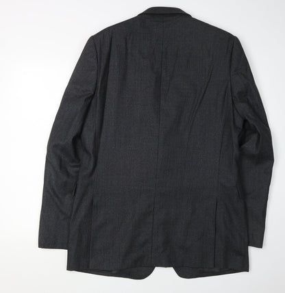 Mens UK Size 42 Jaeger Regular Black Suit Jacket