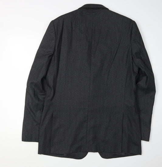 Mens UK Size 42 Jaeger Regular Black Suit Jacket