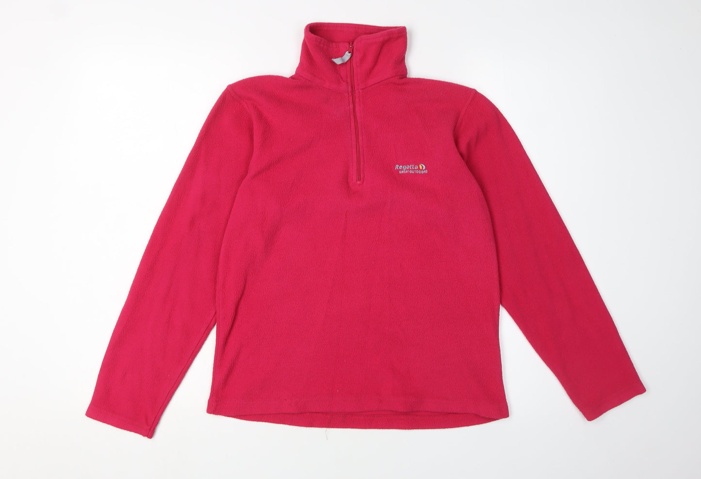 Regatta Women's Red Fleece Pullover Sweatshirt - Size 12