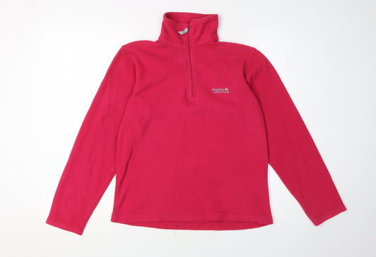 Regatta Women's Red Fleece Pullover Sweatshirt - Size 12