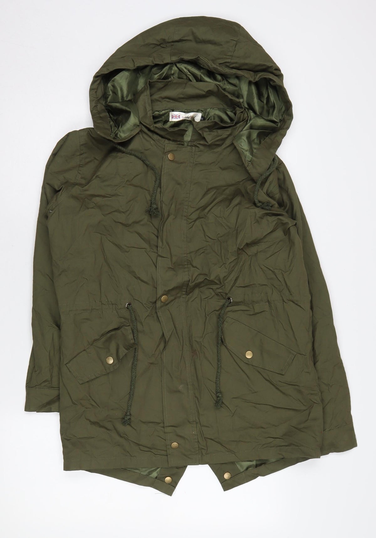 Nicholas Reid Women's Green Parka Jacket Size S