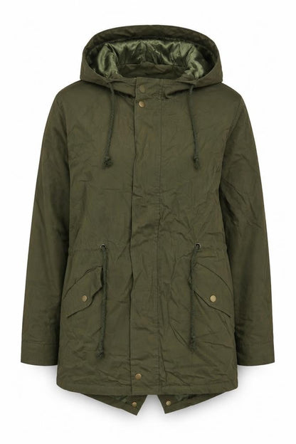 Nicholas Reid Women's Green Parka Jacket Size S