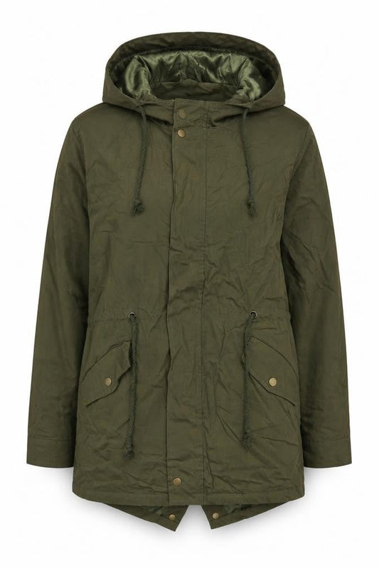 Nicholas Reid Women's Green Parka Jacket Size S