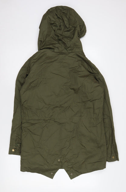 Nicholas Reid Women's Green Parka Jacket Size S