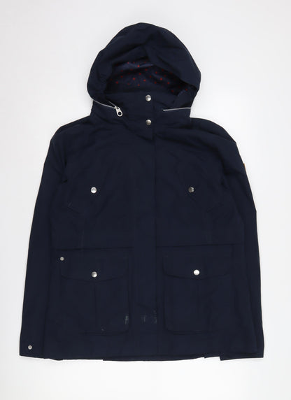 Womens UK Size 14 Regatta Blue Parka Coat
