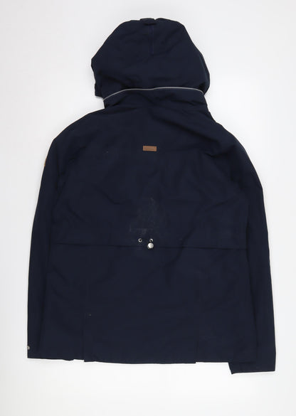 Womens UK Size 14 Regatta Blue Parka Coat