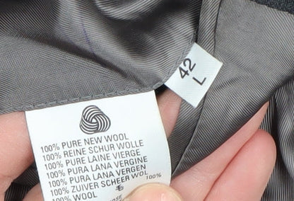 Austin Reed Men's Black Wool Blazer 42L Formal