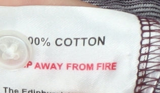 James Pringle Men's Purple Striped Polo Shirt S