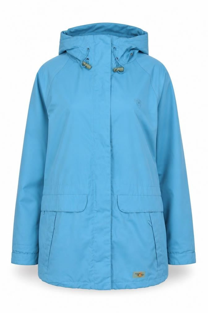 Womens UK Size 12 Arctic Storm Blue Parka Coat