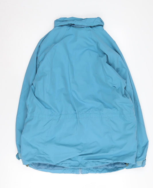 Arctic Storm Women's Blue Hooded Parka Jacket Size 12