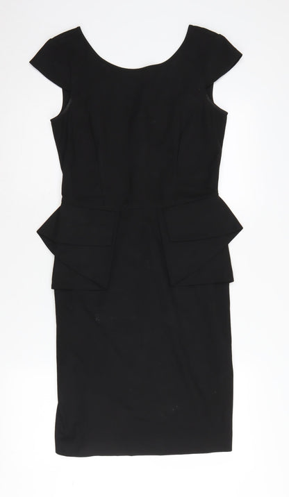 River Island Women's Black Pencil Dress - Size 10