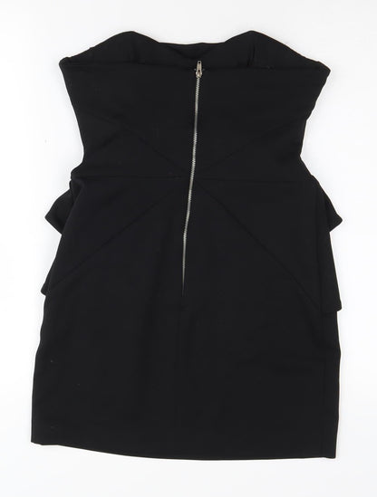River Island Black Bodycon Dress Women Size 12