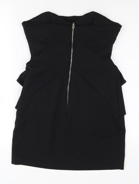 River Island Black Bodycon Dress Women Size 12