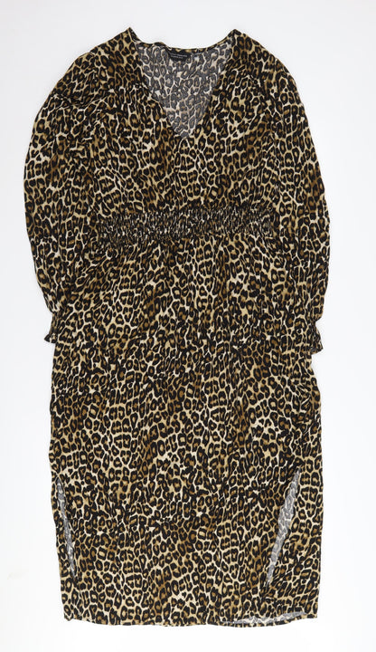 Dorothy Perkins Women's Animal Print V-Neck Dress
