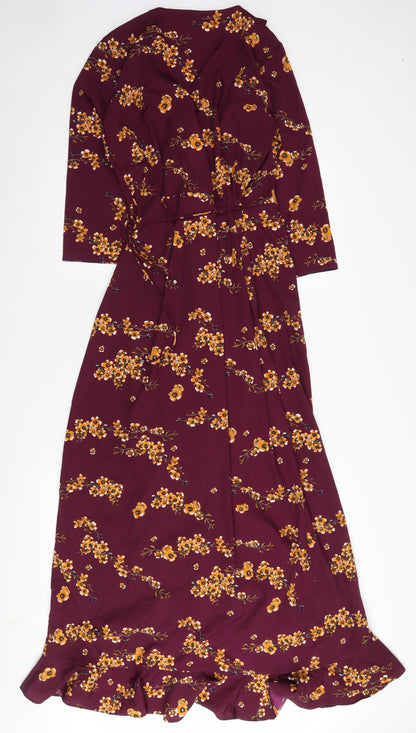 Vero Moda Women's Wrap Dress M Multicoloured Floral