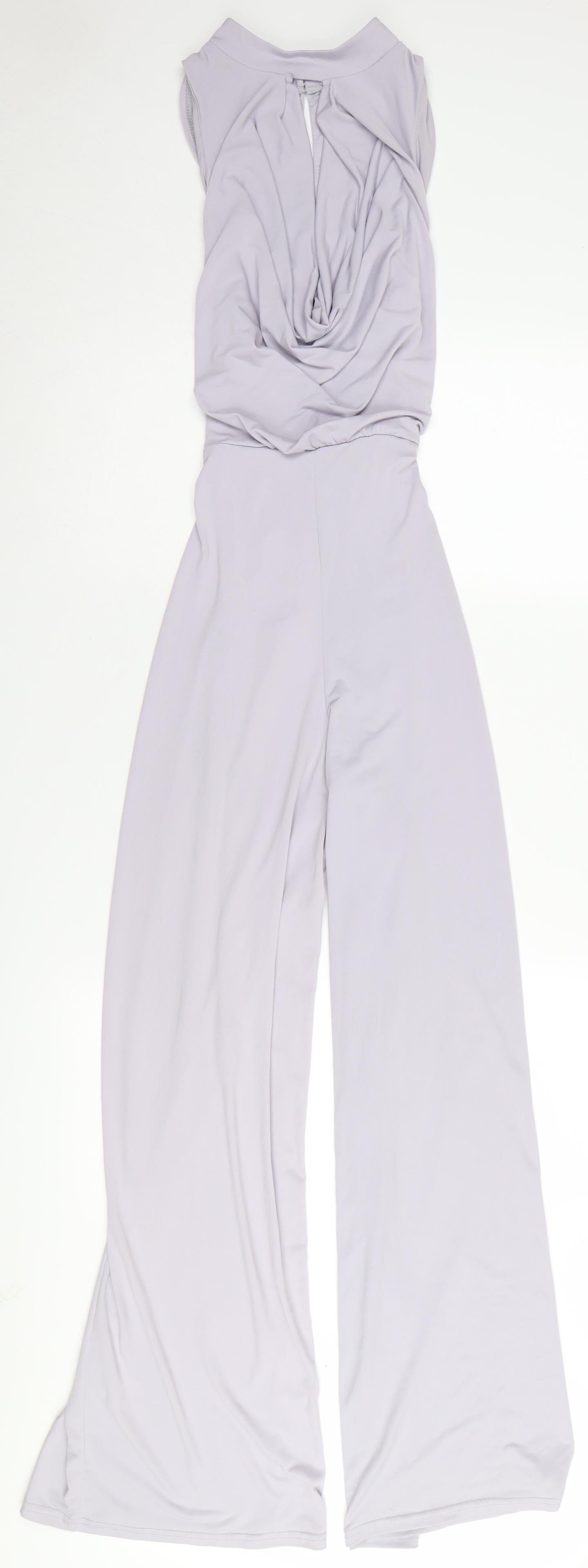 New Look Women’s Grey Sleeveless Jumpsuit Size 10