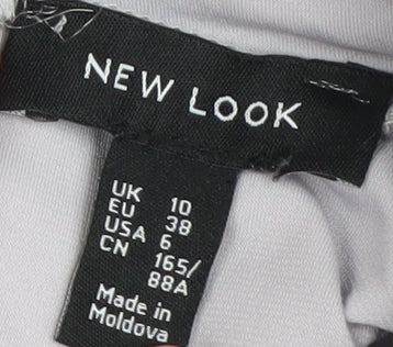 New Look Women’s Grey Sleeveless Jumpsuit Size 10