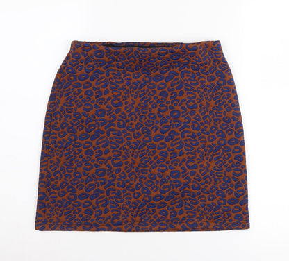 Marks and Spencer Women's Brown Animal Print Skirt