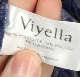 Womens UK Size L Viyella Blue  Jumper