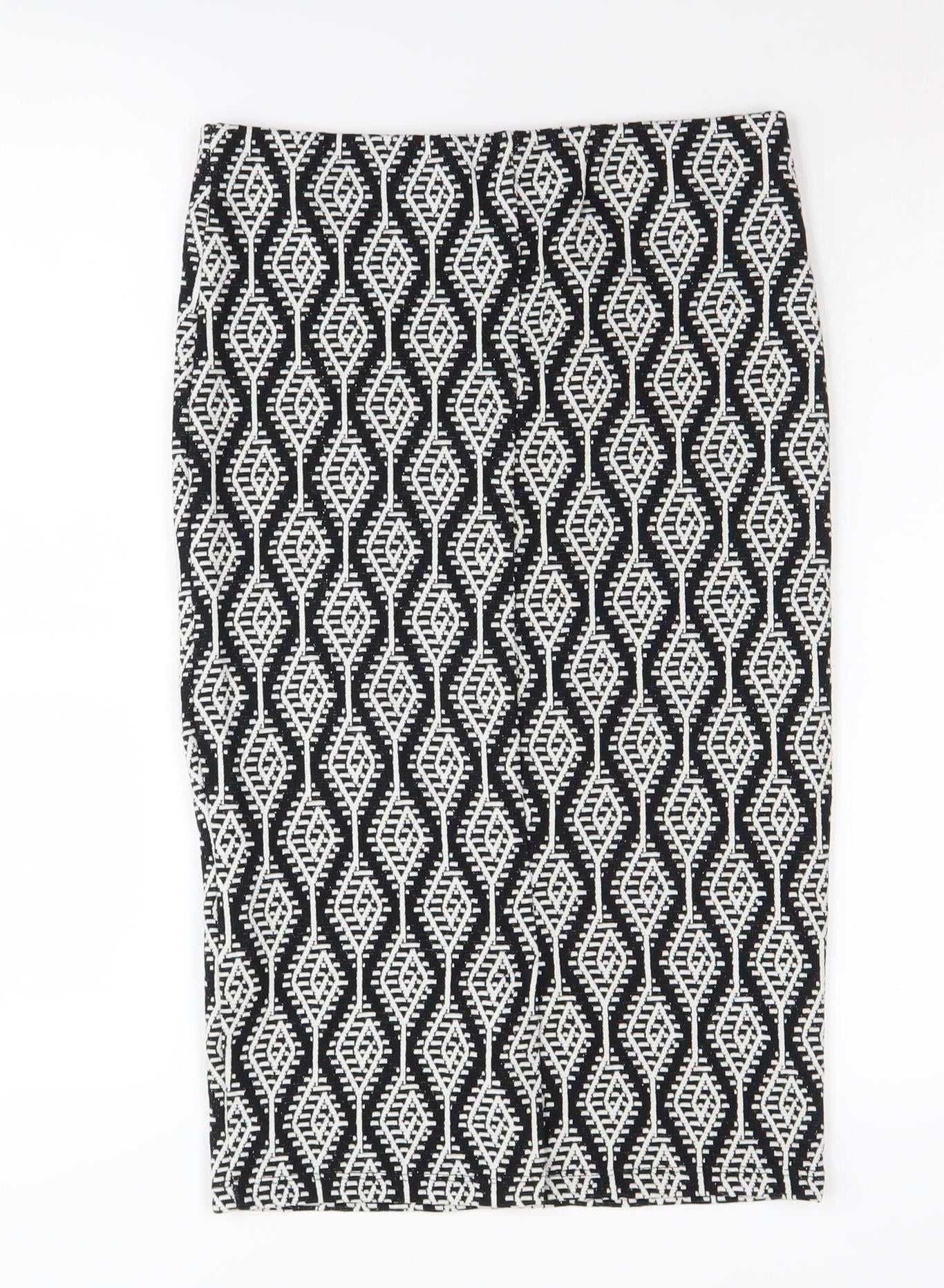 Womens UK Size M Zara Straight & Pencil Knit Skirt