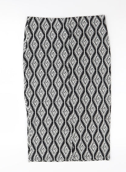 Womens UK Size M Zara Straight & Pencil Knit Skirt