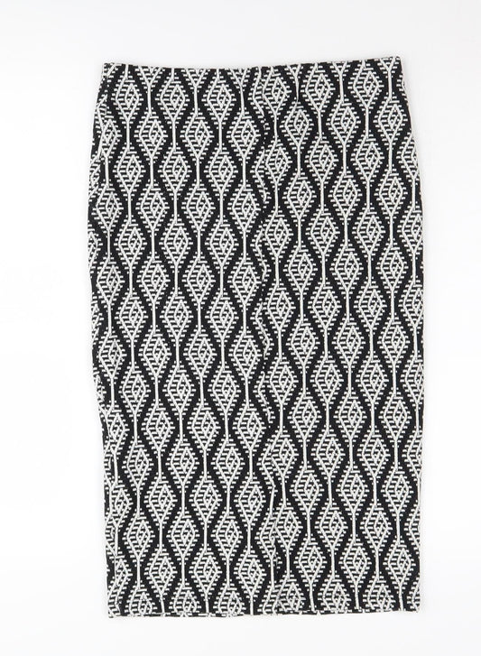 Womens UK Size M Zara Straight & Pencil Knit Skirt