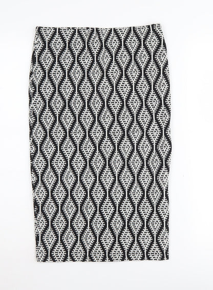 Womens UK Size M Zara Straight & Pencil Knit Skirt
