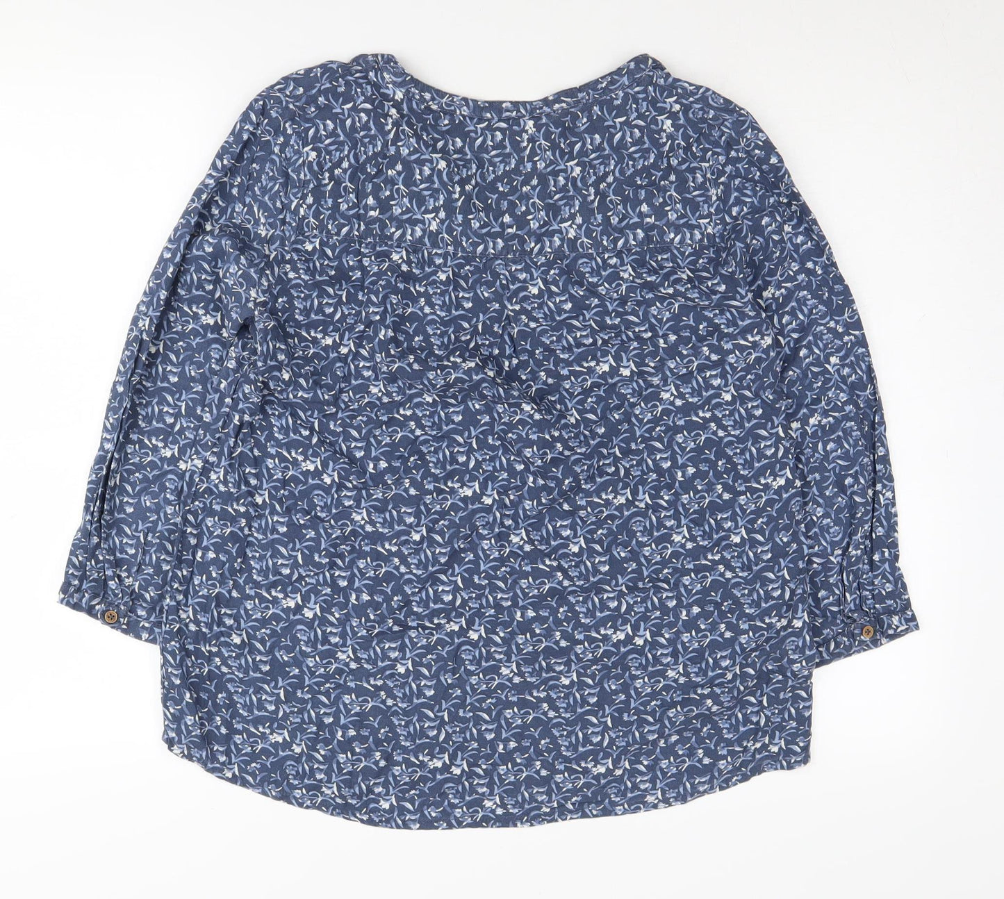 Womens UK Size 12 Desigual Blue Bohemian Blouse