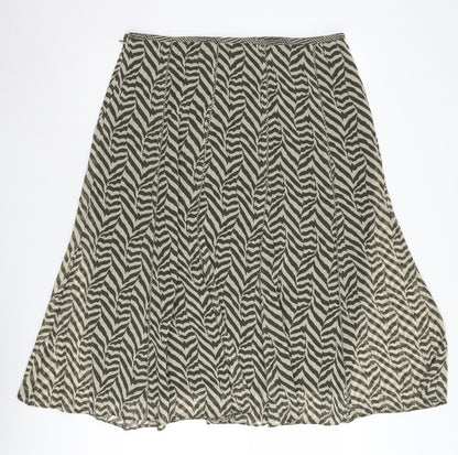 Marks and Spencer Women's Multicoloured Geometric Pleated Skirt