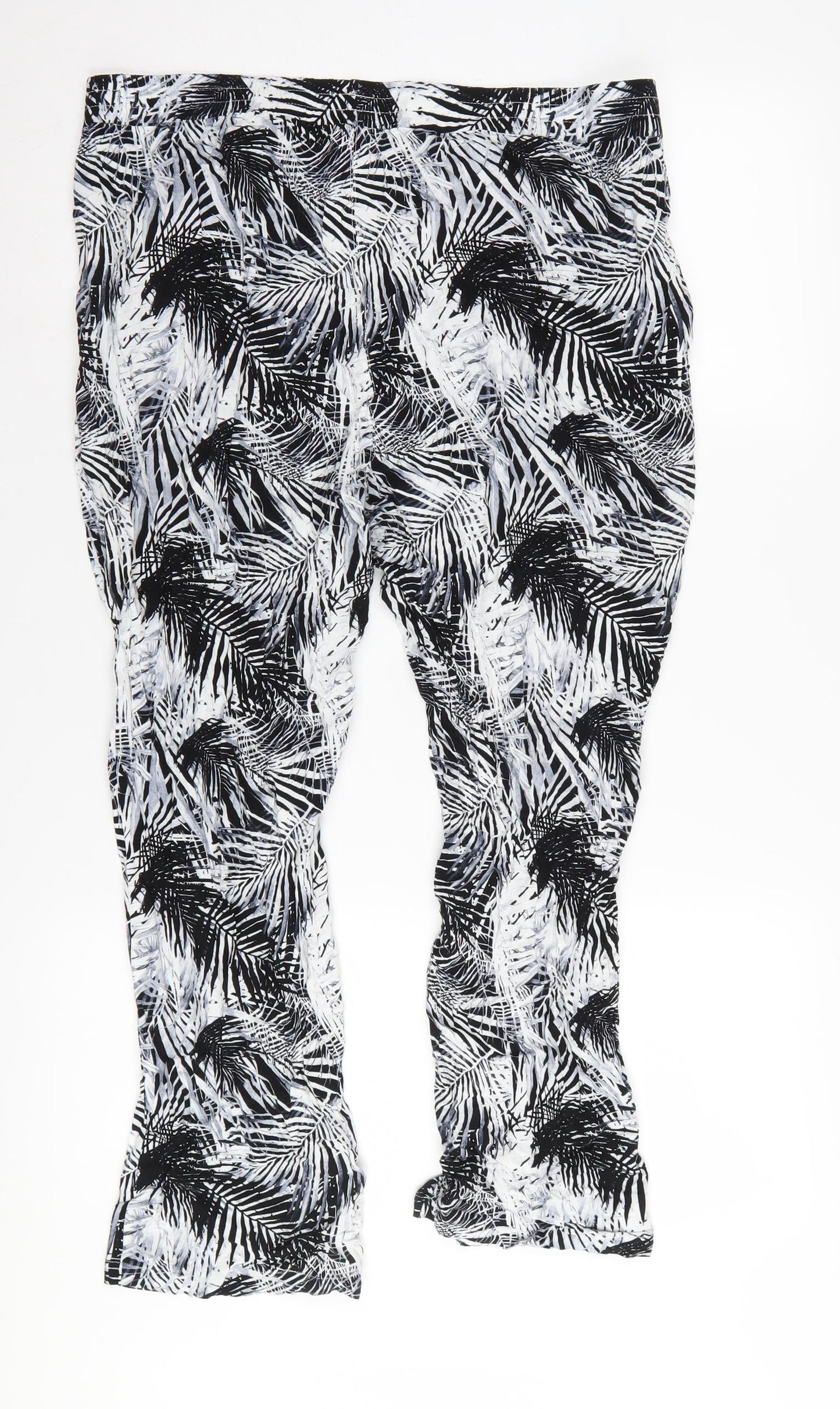 Womens UK Size 16 Damart Regular Fit  Black Trousers